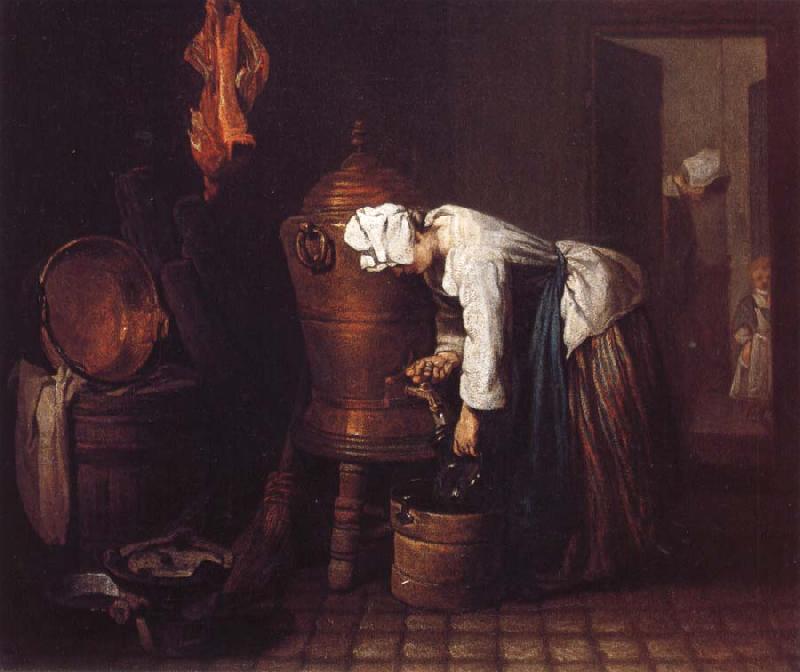 Jean Baptiste Simeon Chardin The Water Urn France oil painting art